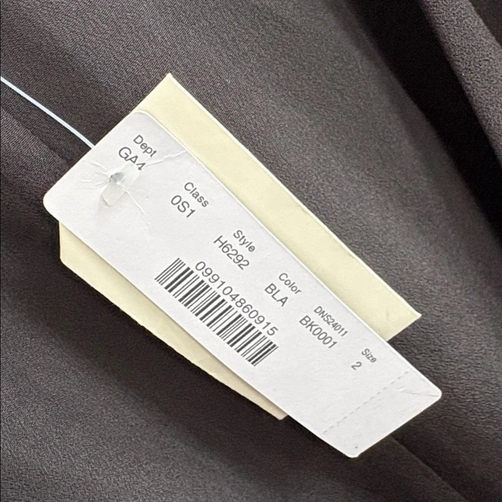 NWT J. Crew Wrap Dress 365 Crepe Black Size 2